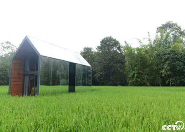 Chambre préfabriquée de luxe de grenier, intérieur en bois de structure en aluminium préfabriquée de maisons modulaires
