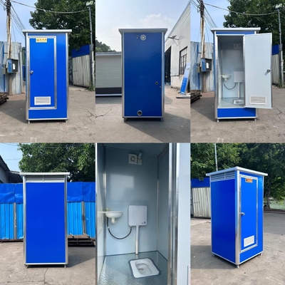 Toilettes mobiles extérieures préfabriquées avec électricité et plomberie